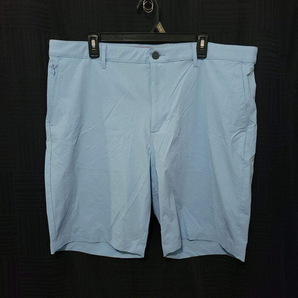 Tommy Bahama Men’s 40x10 Shorts Blue Stretch Chino Marlin Logo